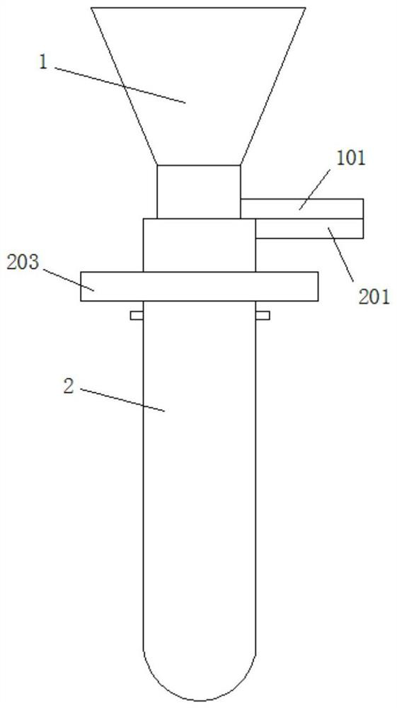 Sampling device for primary clinical medical examination