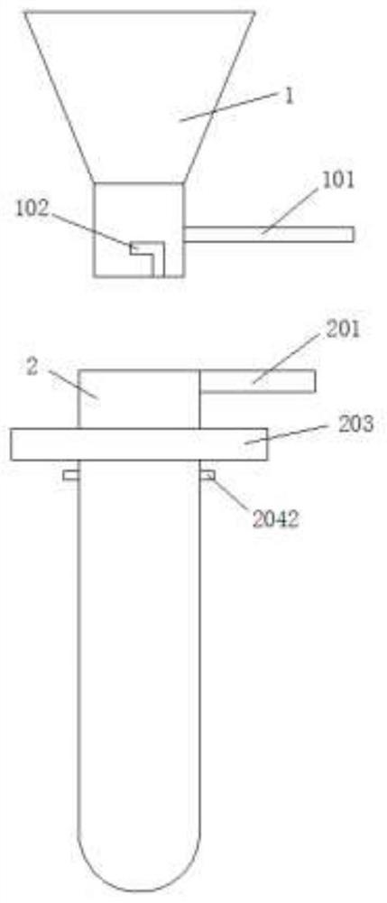 Sampling device for primary clinical medical examination