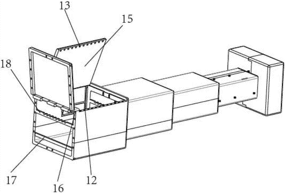 Portable tableware disinfection device based on ultraviolet sterilization