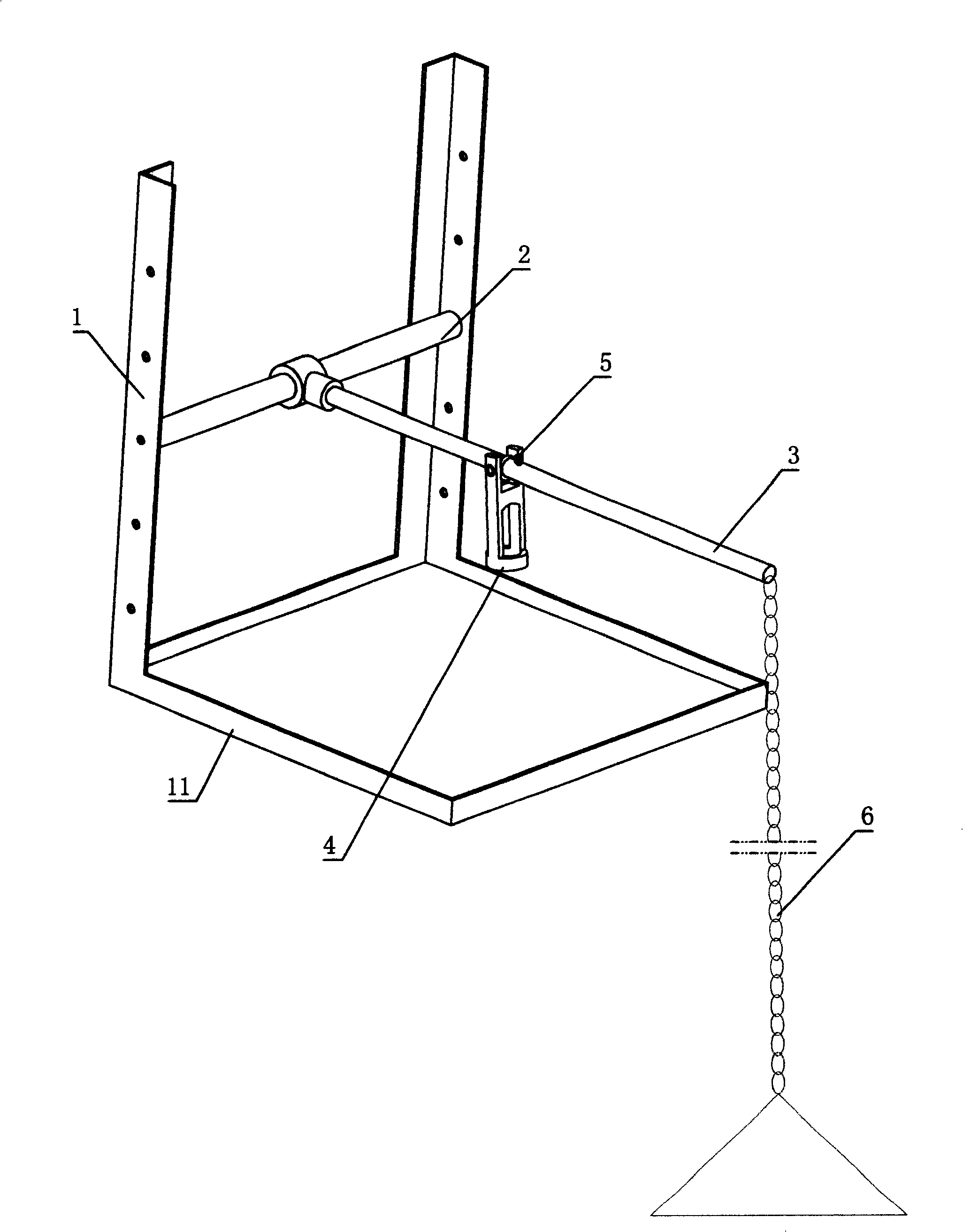 Diesel engine spiracle disassembling and assembling device