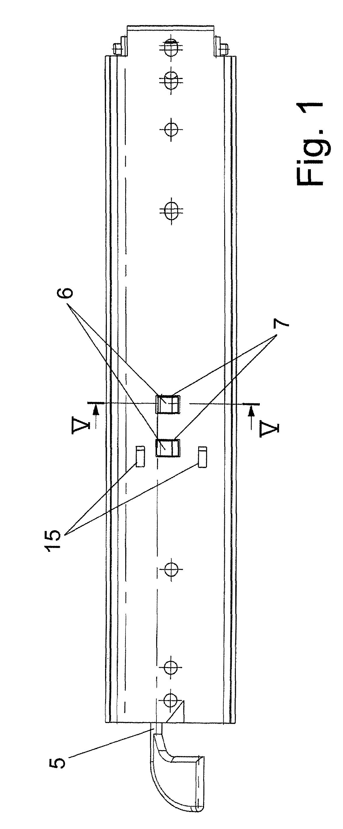 Guiding rail for a cabinet pull-out part