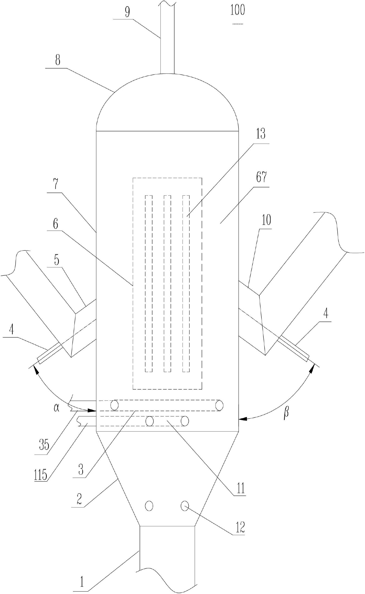 Gas/solid circulation mixing steam stripper and mixing and steam stripping method of solid particles