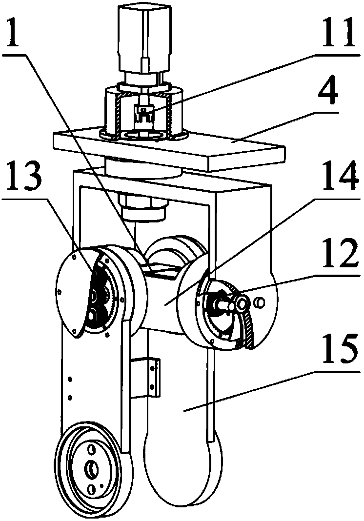 Foldable leg mechanism for metamorphic unmanned ground movement system