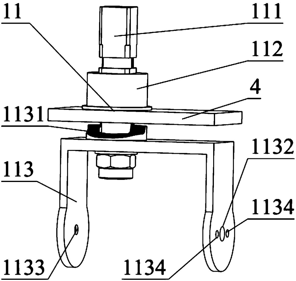 Foldable leg mechanism for metamorphic unmanned ground movement system