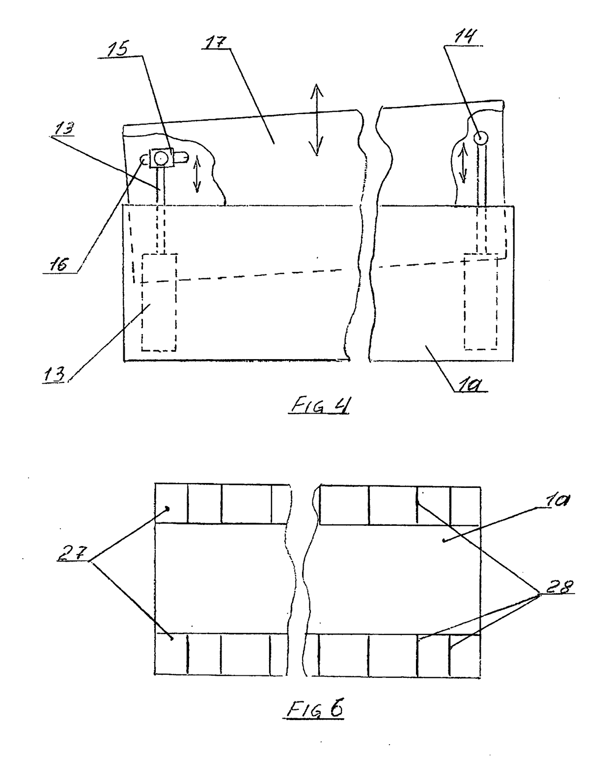 Rotor or propeller blade with dynamically variable geometry and other properties