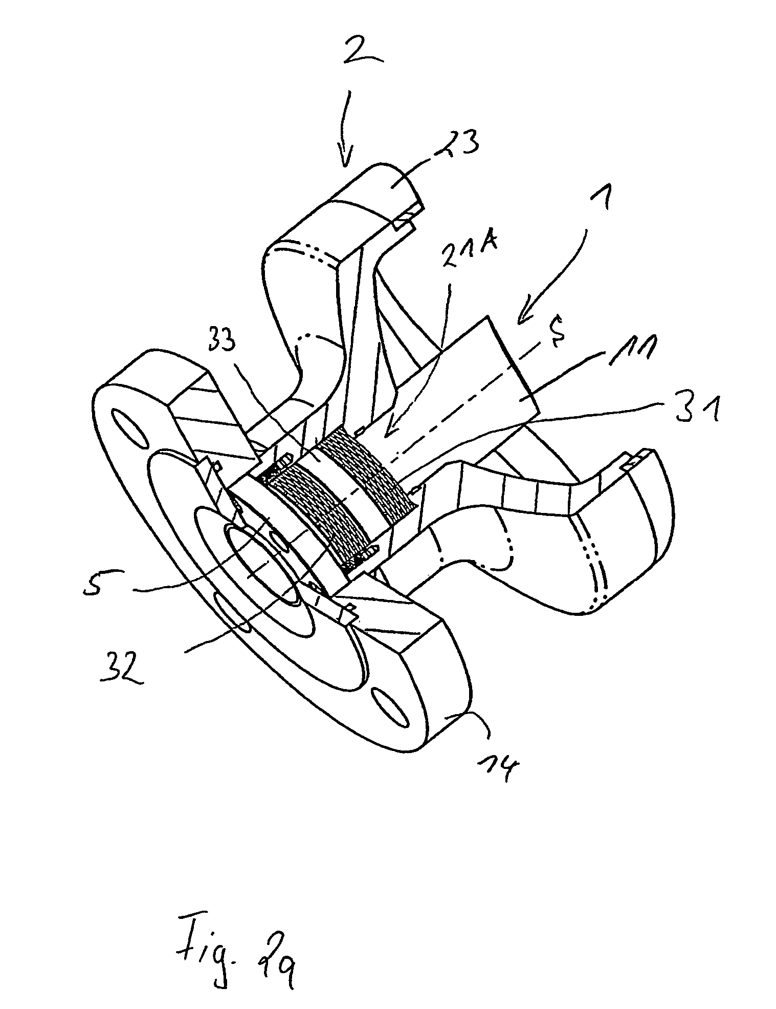 Vibration-type measurement pickup and its measuring tube