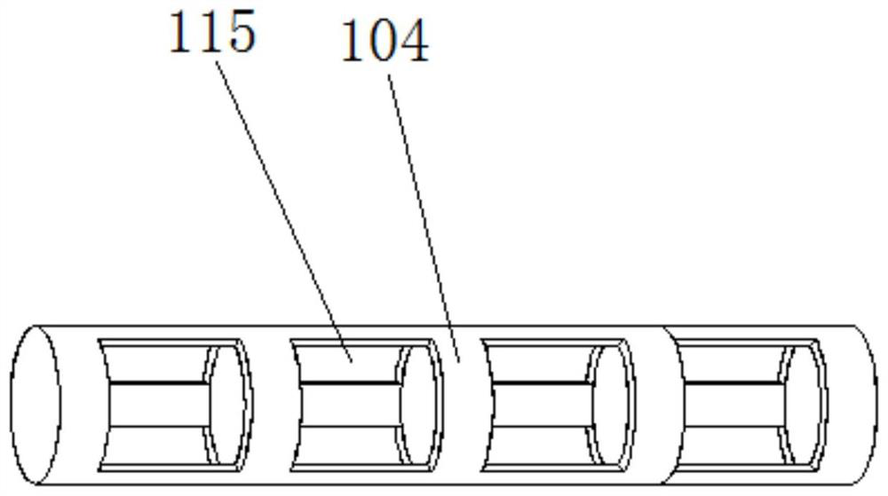 A kind of extruding and other material slitting device of deep-fried dough stick machine