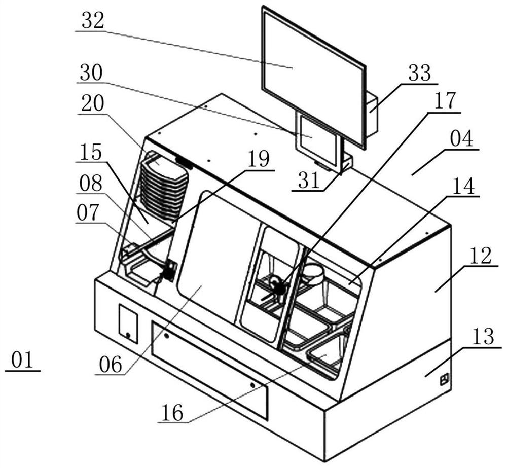 A network-based unmanned self-service meal selection system and its operating method