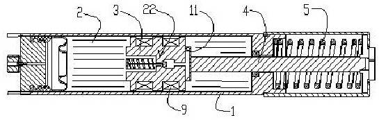 A spin-mixed magnetorheological fluid high-speed shock absorber and a swirling mixing method for the magnetorheological fluid