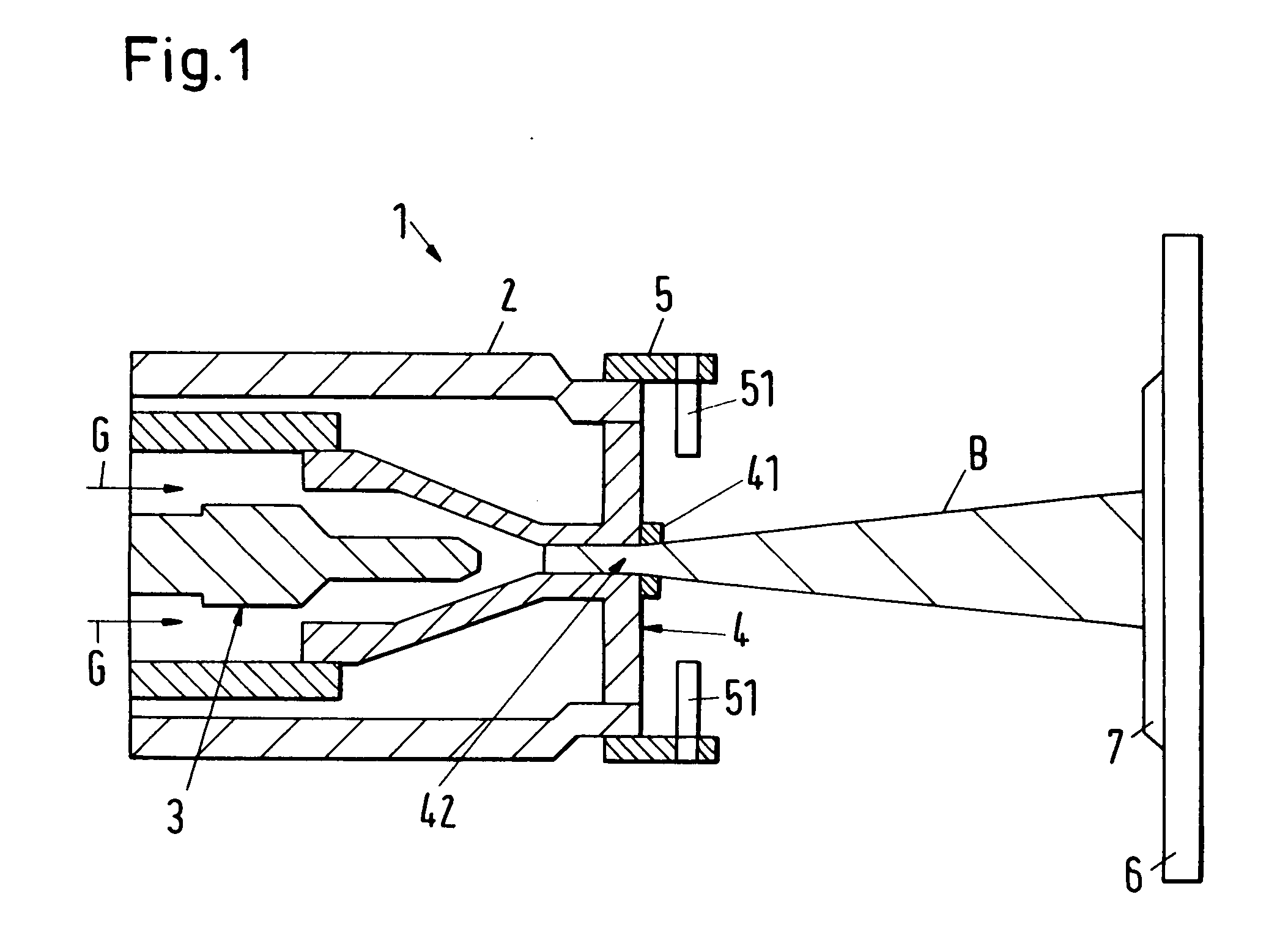 Method for the determination of process parameters in a thermal spraying process