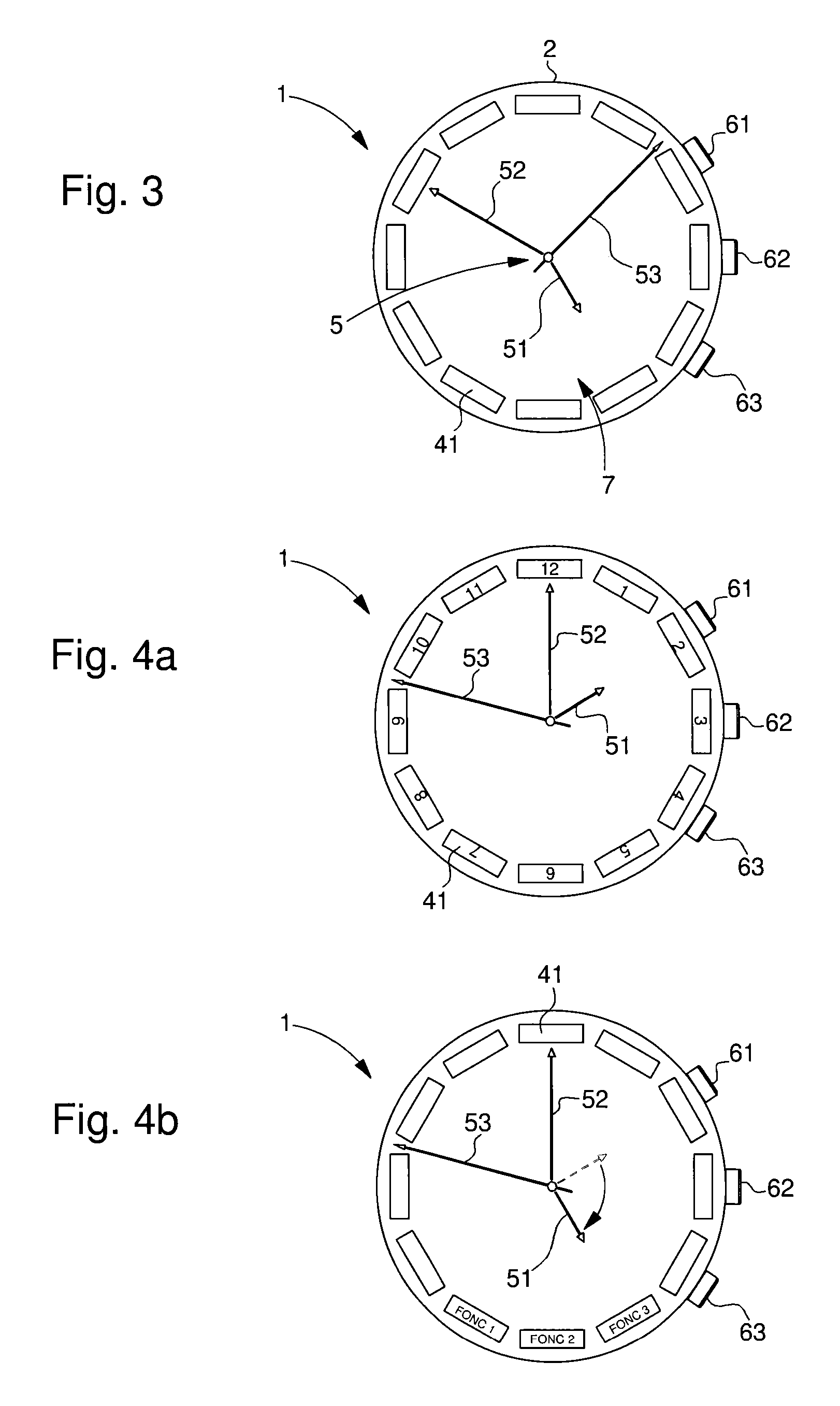 Timepiece with display devices