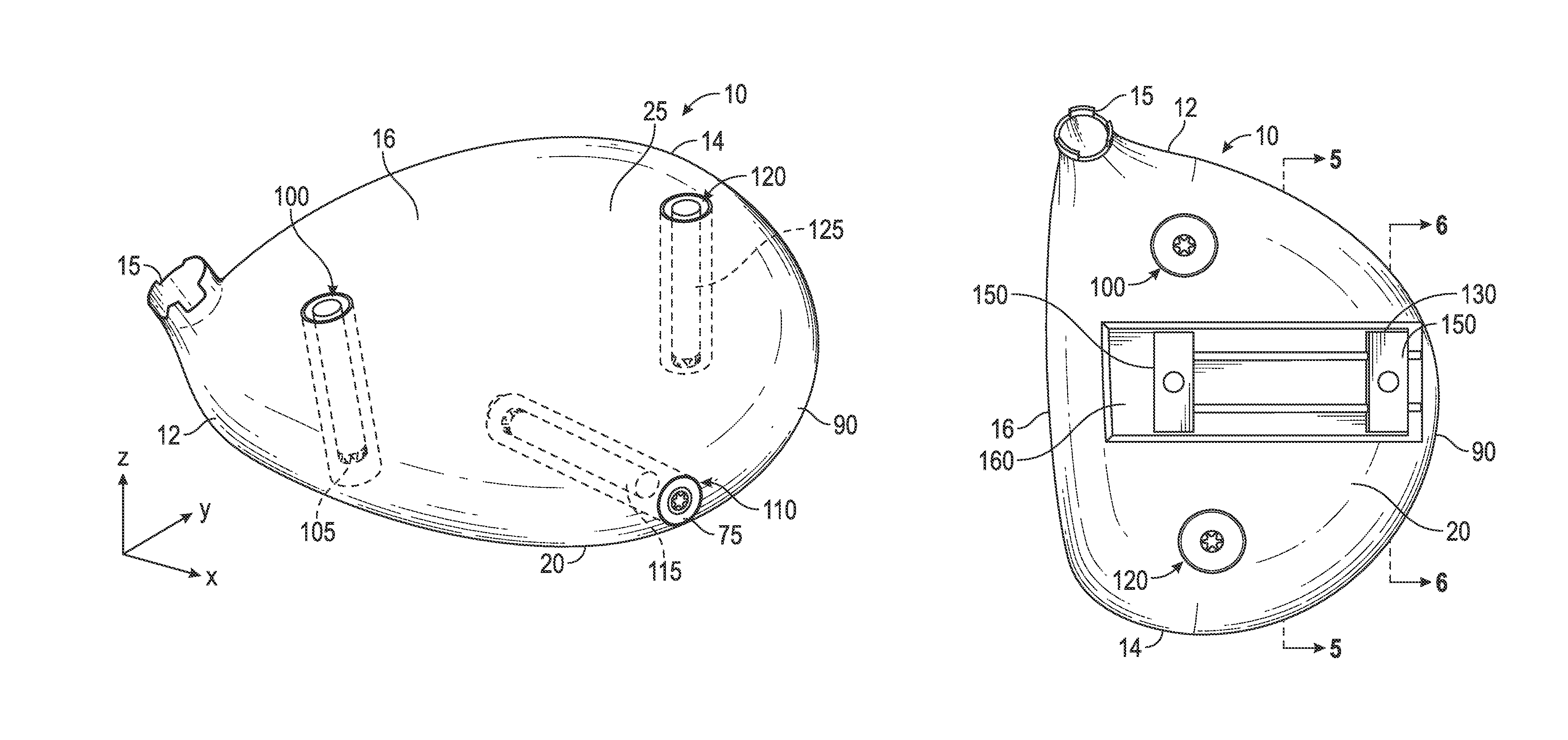 Golf club head with adjustable center of gravity