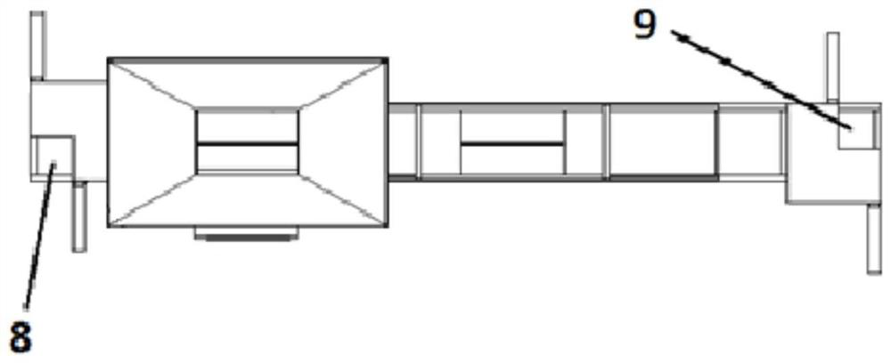 Liquid hazardous waste pre-treatment and exhaust gas collection device