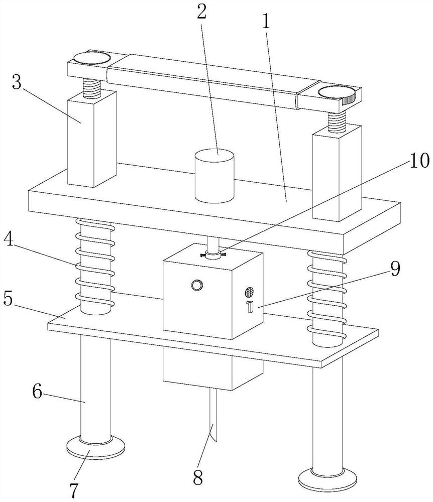 Epidural puncture needle inserting device for anesthesiology department