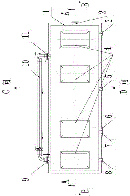 A combined oil separation and recovery equipment