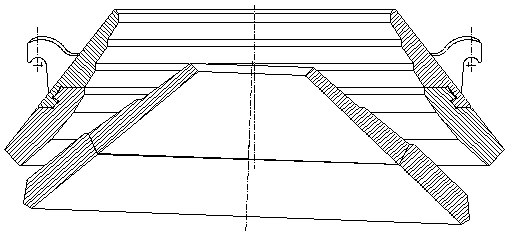 Conical sand making machine rolling cavity assembly and method composed of mn13 and high chromium cast iron