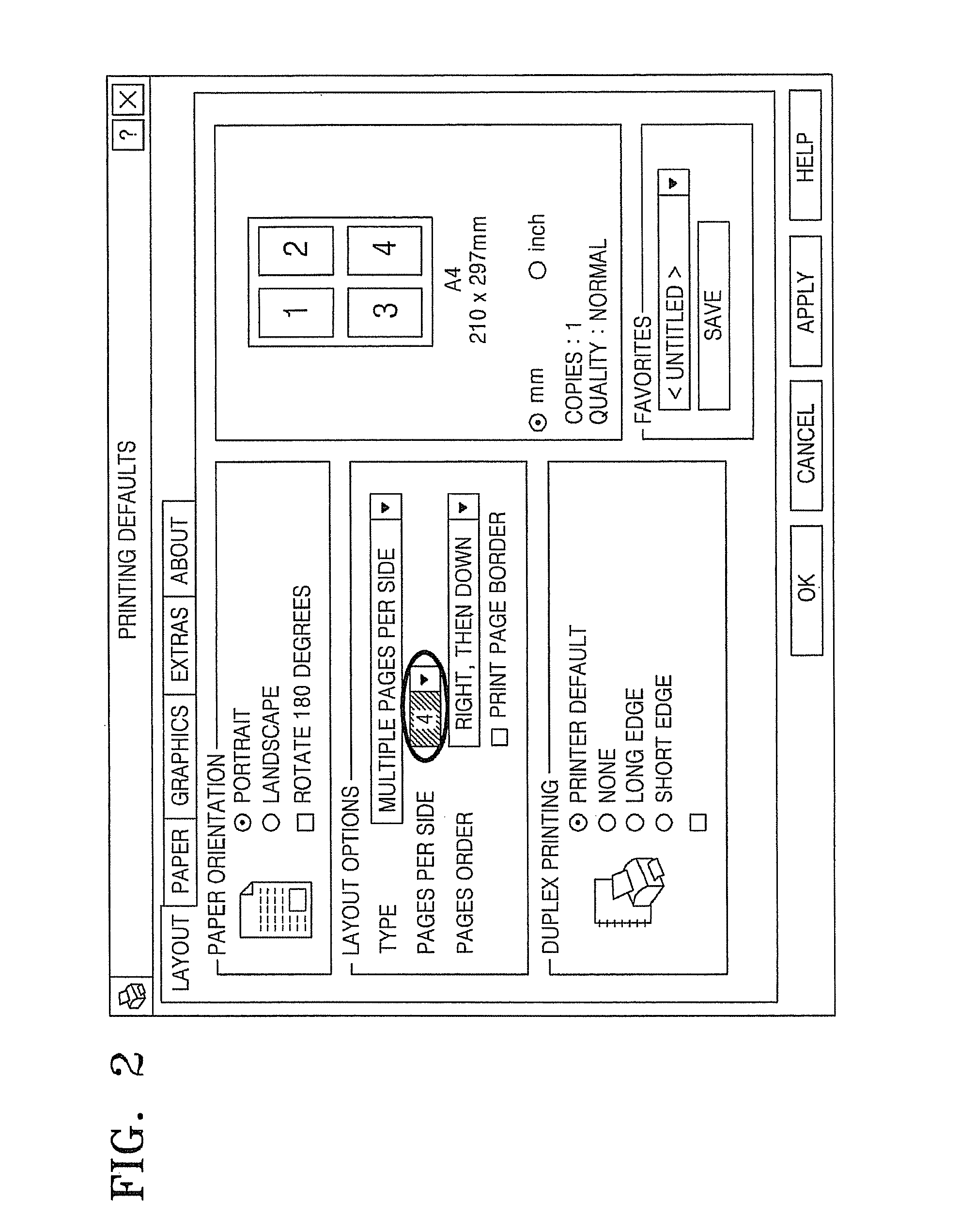 Method of controlling scaled-down printing for host device and the hose device using the method