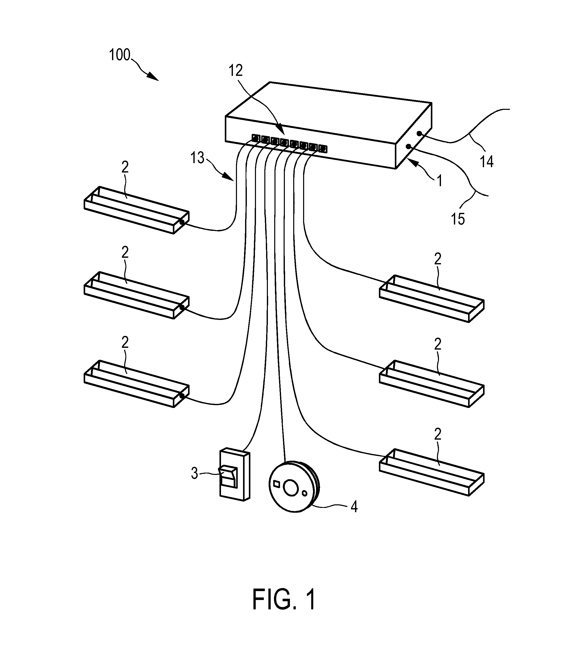 Powered device and power distribution system comprising the powered device