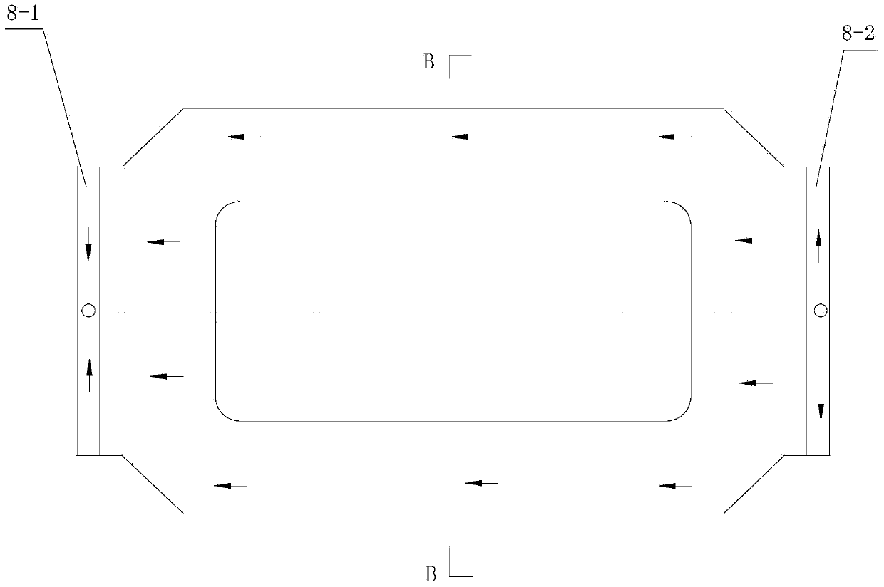 Vertical revolving ring induction type wet-process high-intensity magnetic separator coil