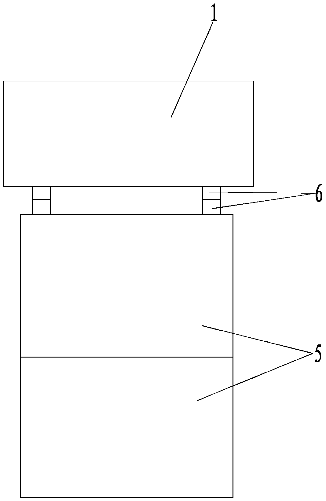 Tooth engagement adjustment method and adjustment system for eccentric bushing type gearbox of heavy multi-stage vertical shaft