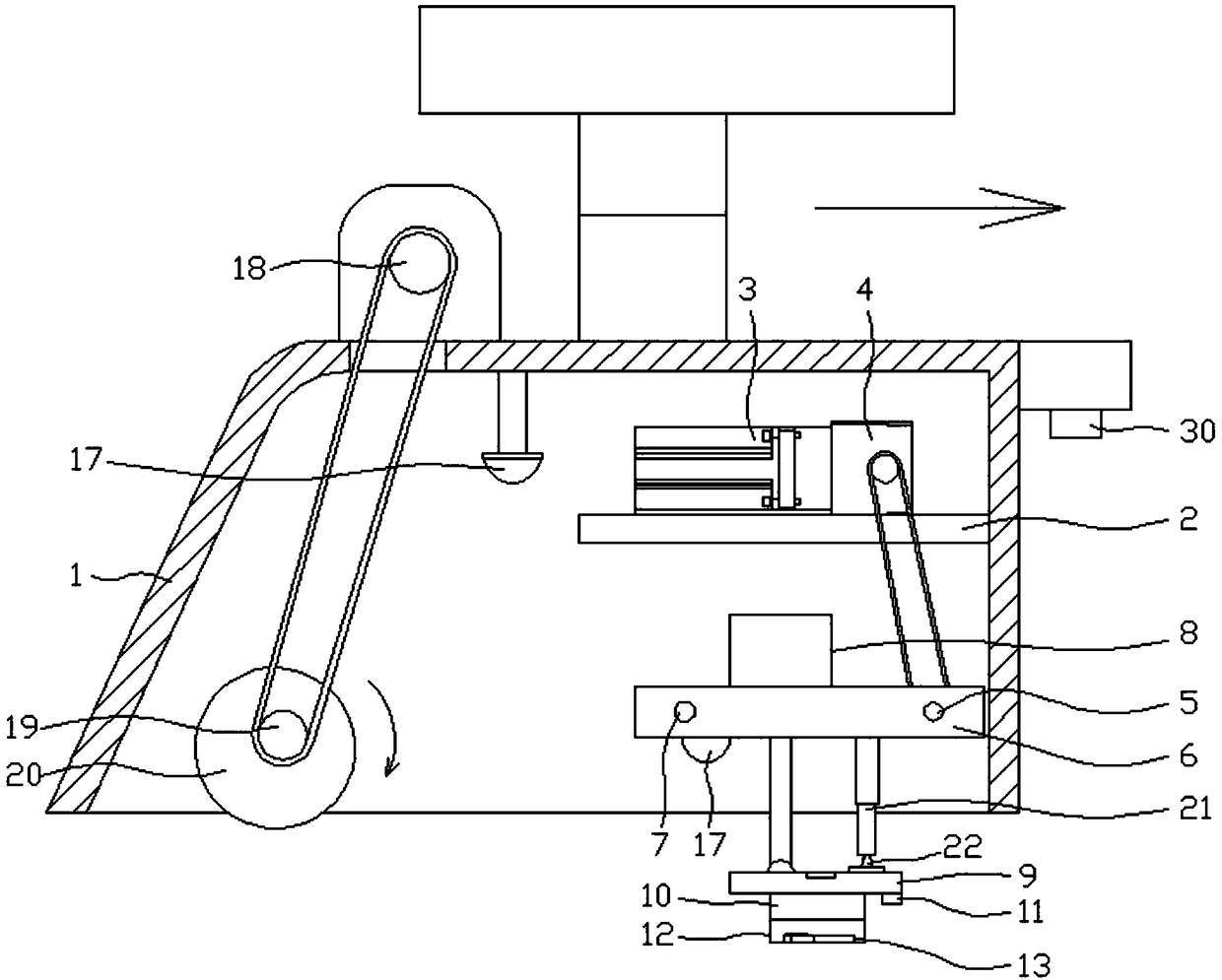 Automatic floor tile laying equipment