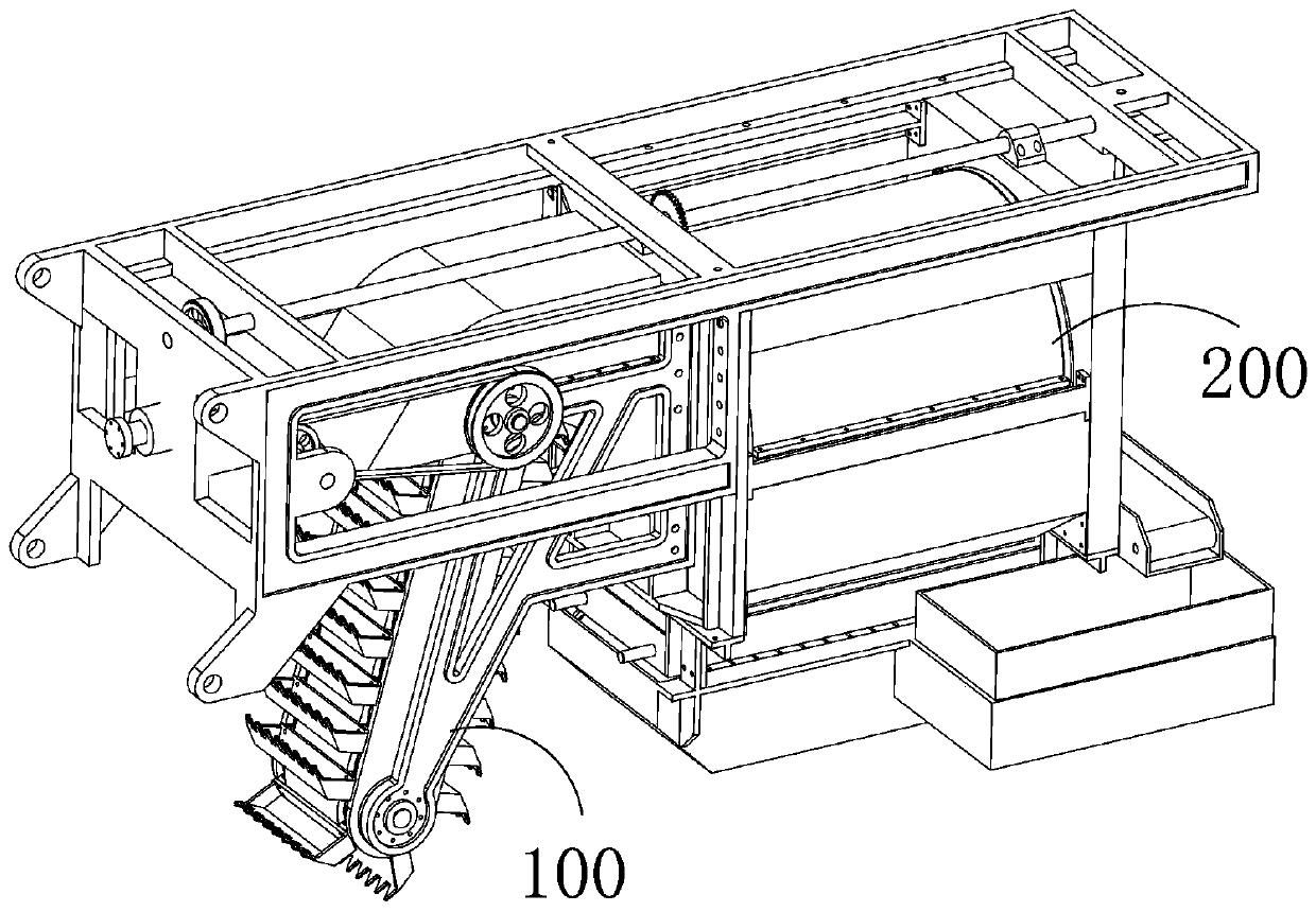 Iron ore area soil renovating and repairing assembly