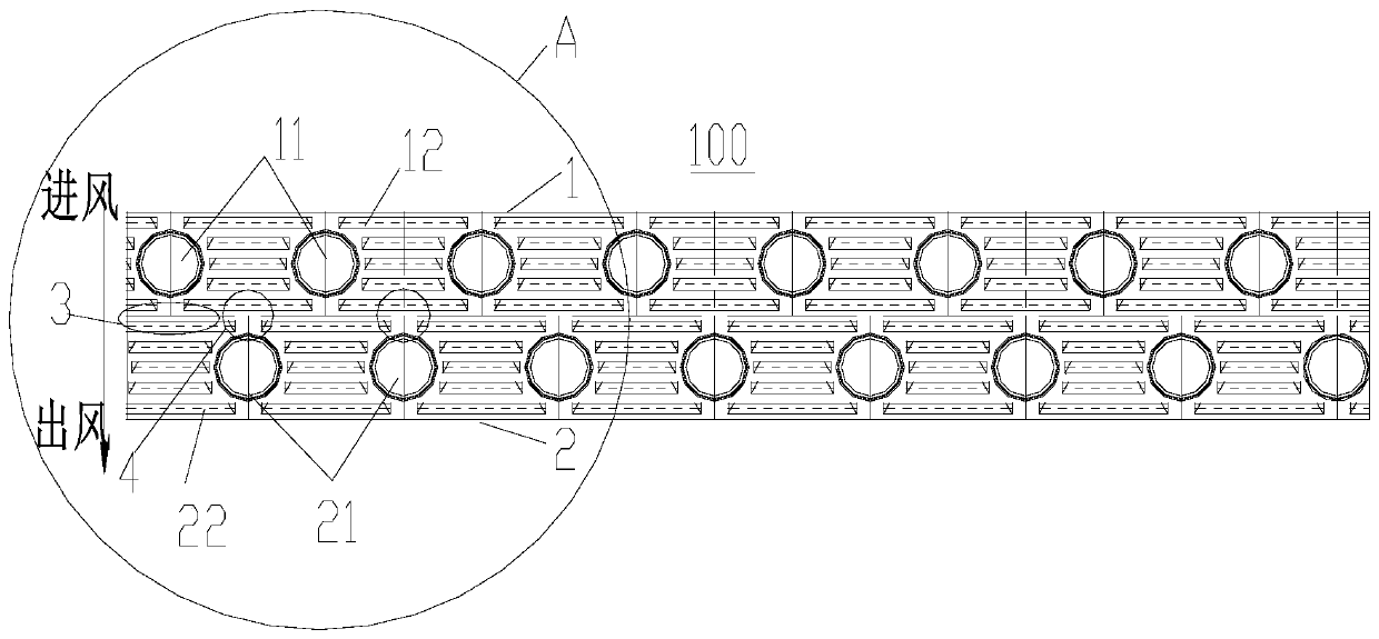 Heat exchanging fin group, heat exchanger and air conditioner