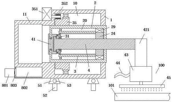 Garden lawn water spraying device convenient to use