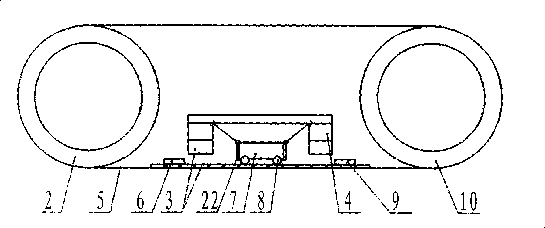 Magnetic suspension track-mounted linear electric motor electric power driving vehicle