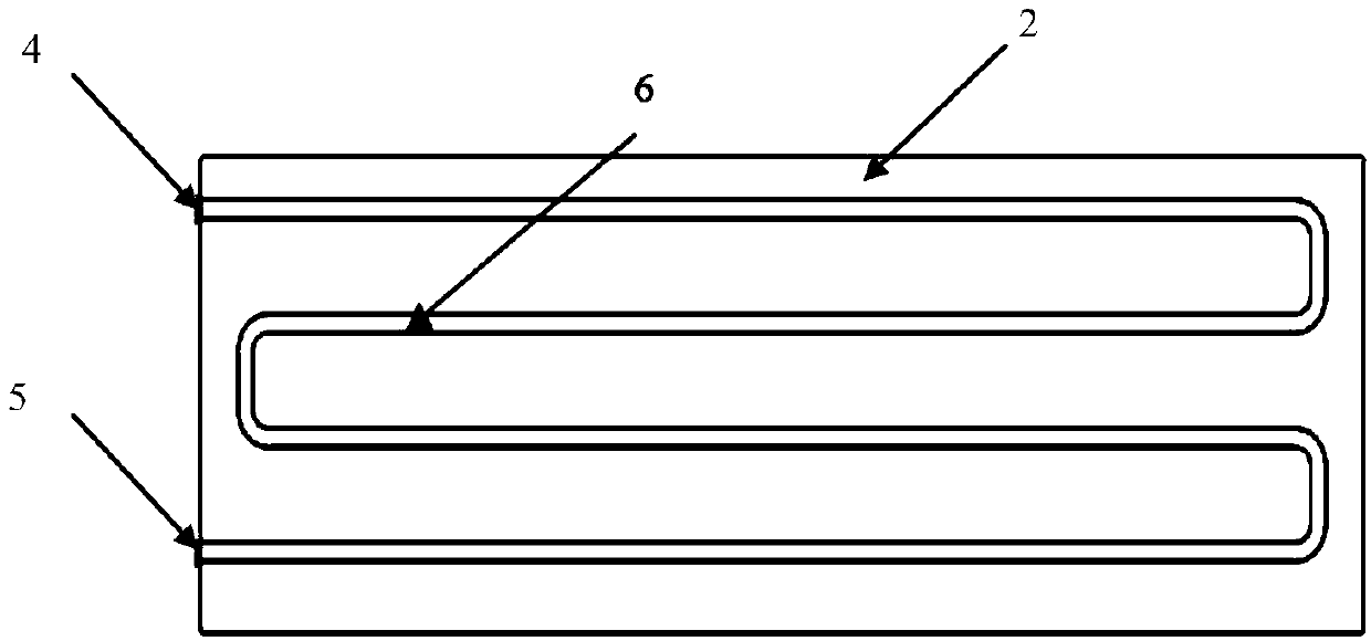 Liquid cooling heat management device for power battery pack of vehicle