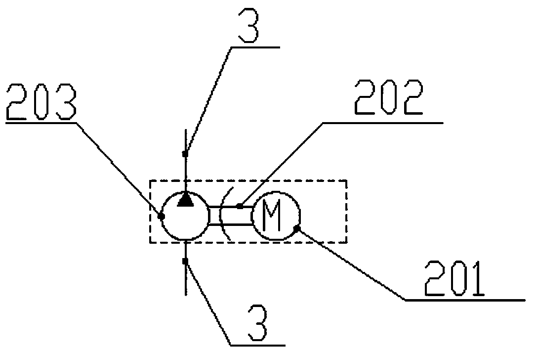 Test device for hydraulic multi-way valve of tractor and test method thereof