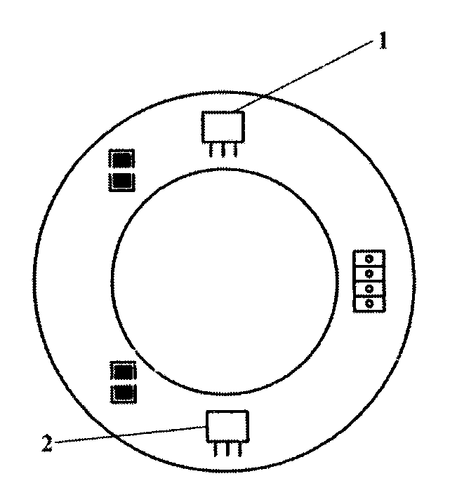 Anti-winding locating device for 360-degree rotary joint of robot