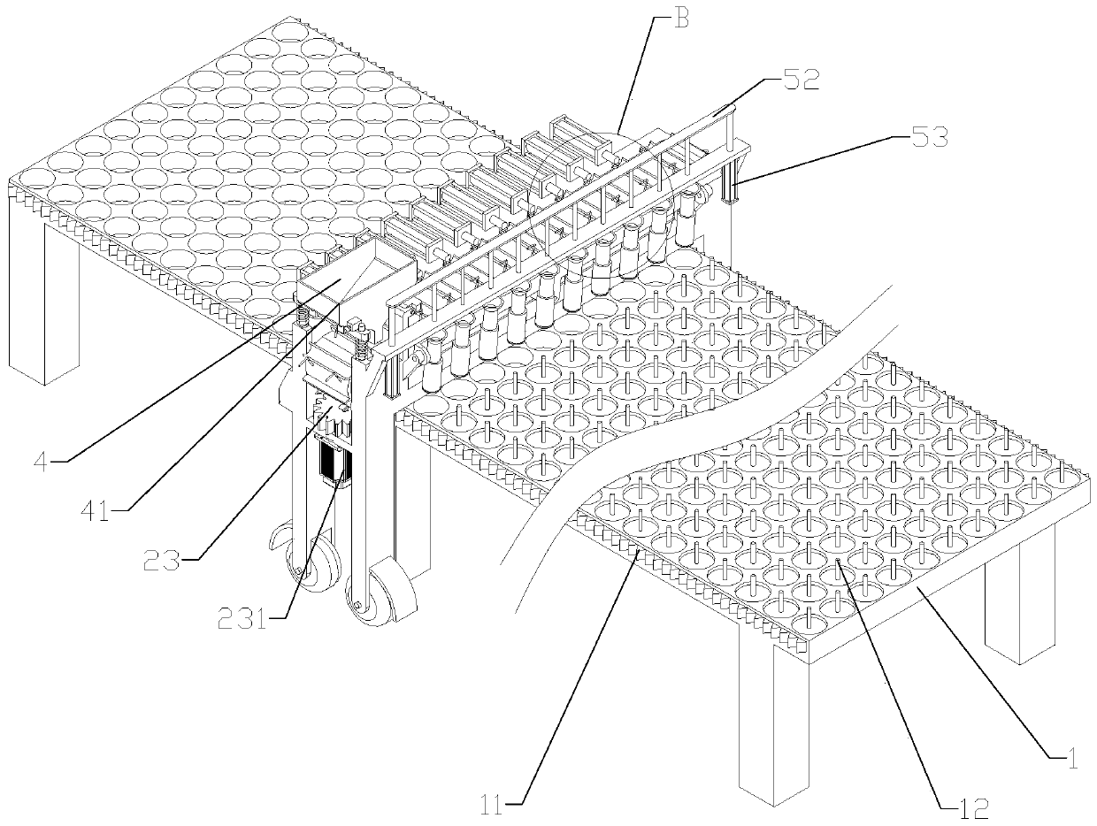 Automatic nursery stock cuttage device