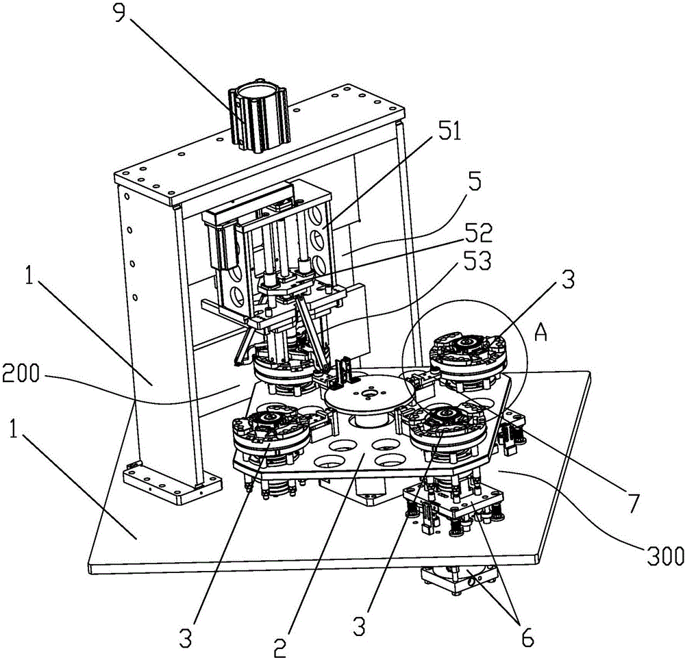 Automatic spinning-necking equipment