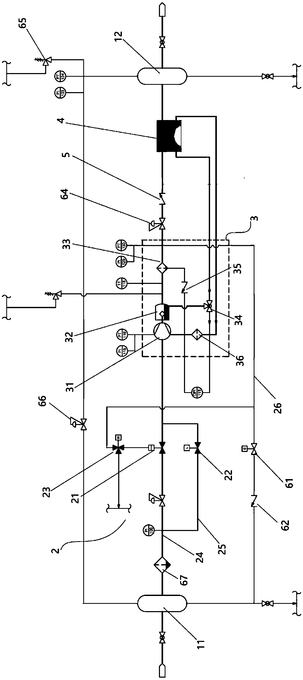 Natural gas compressor and compression method