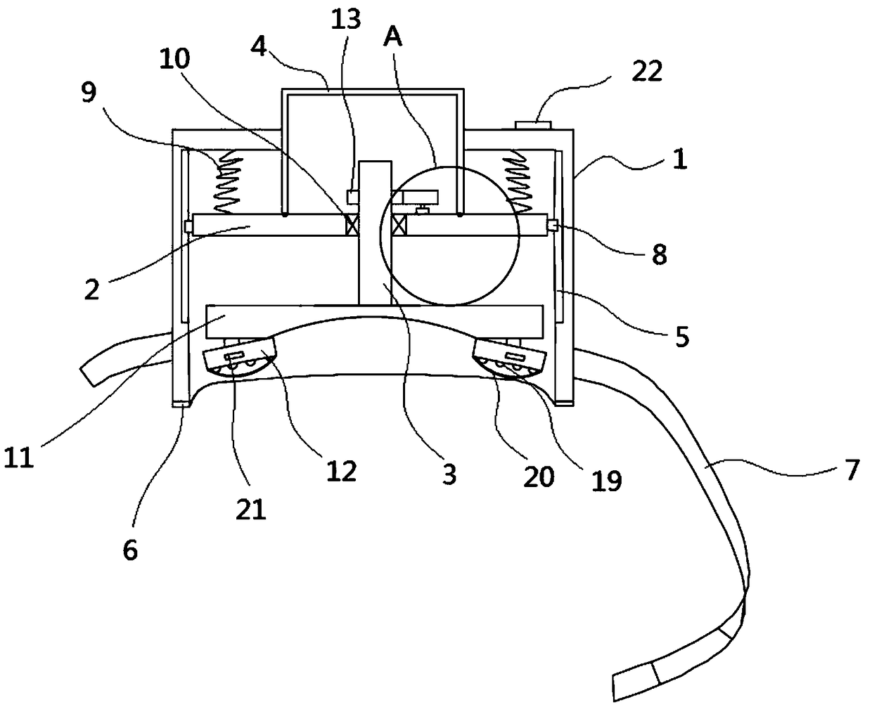 Infant abdominal massage apparatus