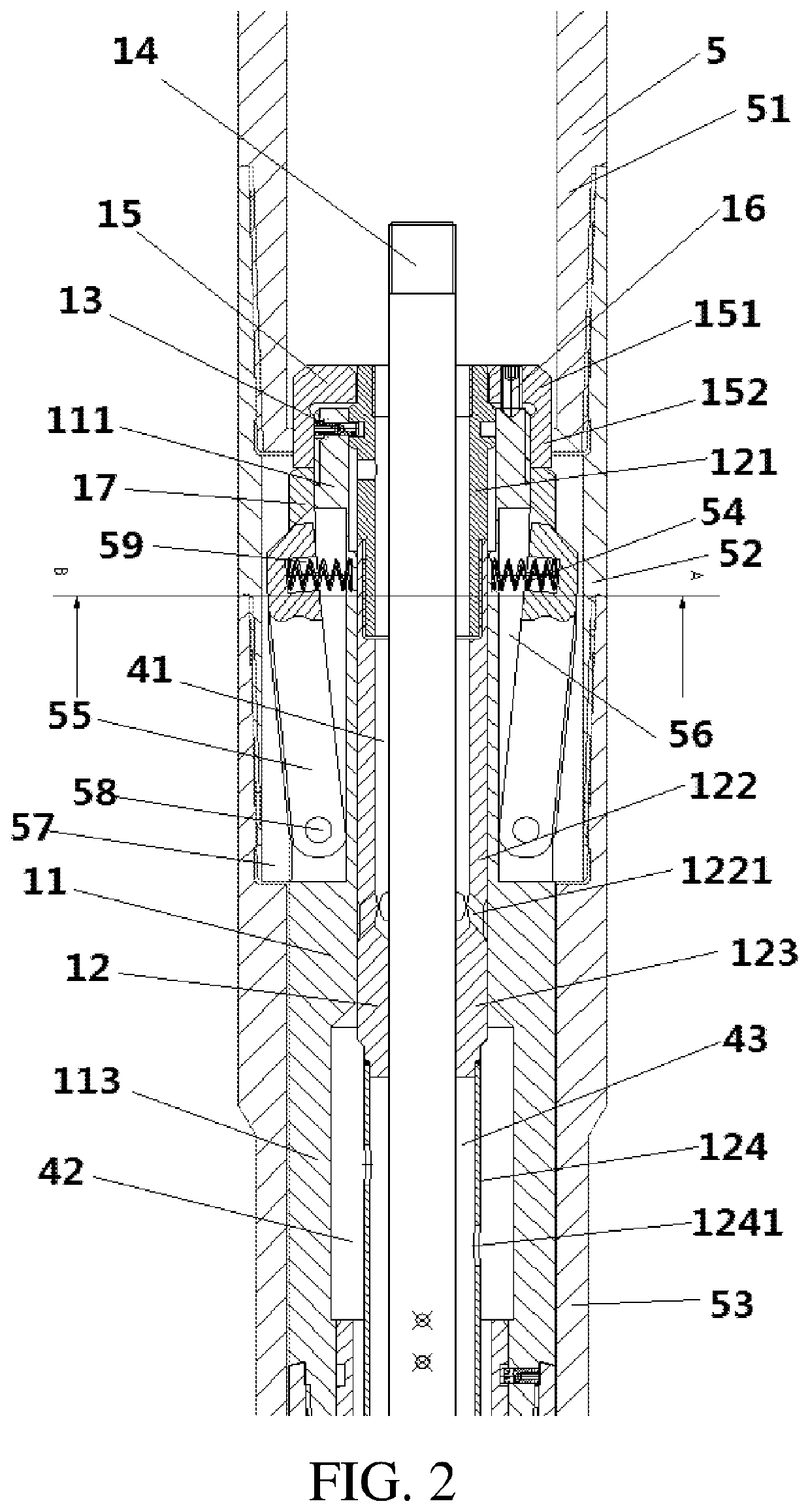 Drilling mechanism of coring drilling rig