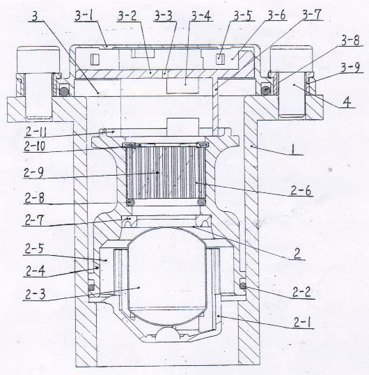 Noise reduction type oil-gas separation device for hydraulic retarder