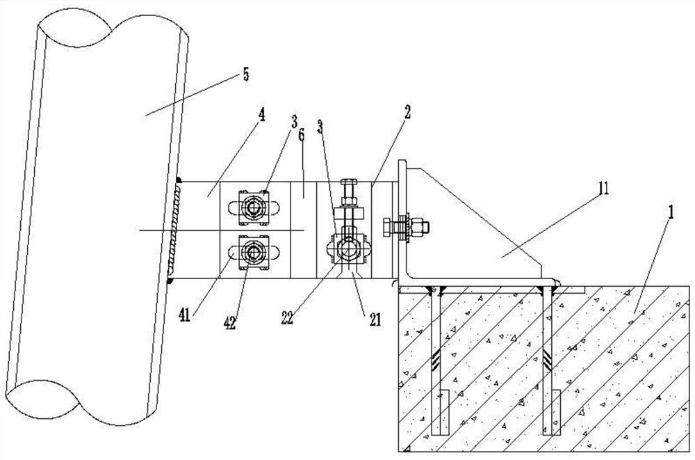 Steel circular tube single-column universal multi-dimensional special-shaped curtain wall construction structure and method