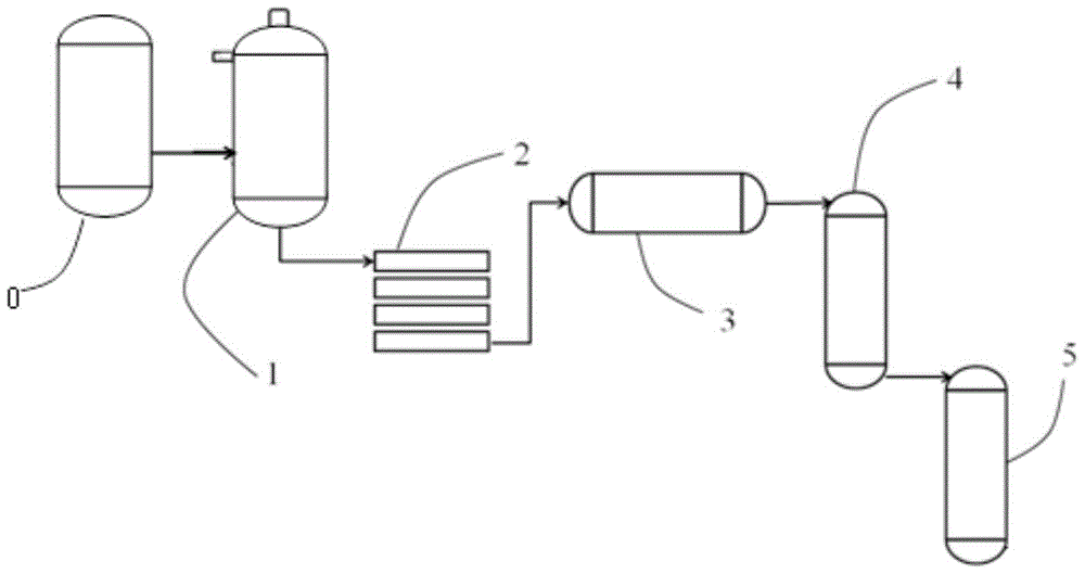 Apparatus for preparing polyamide, pressure reducing method as well as production equipment and production method for polyamide