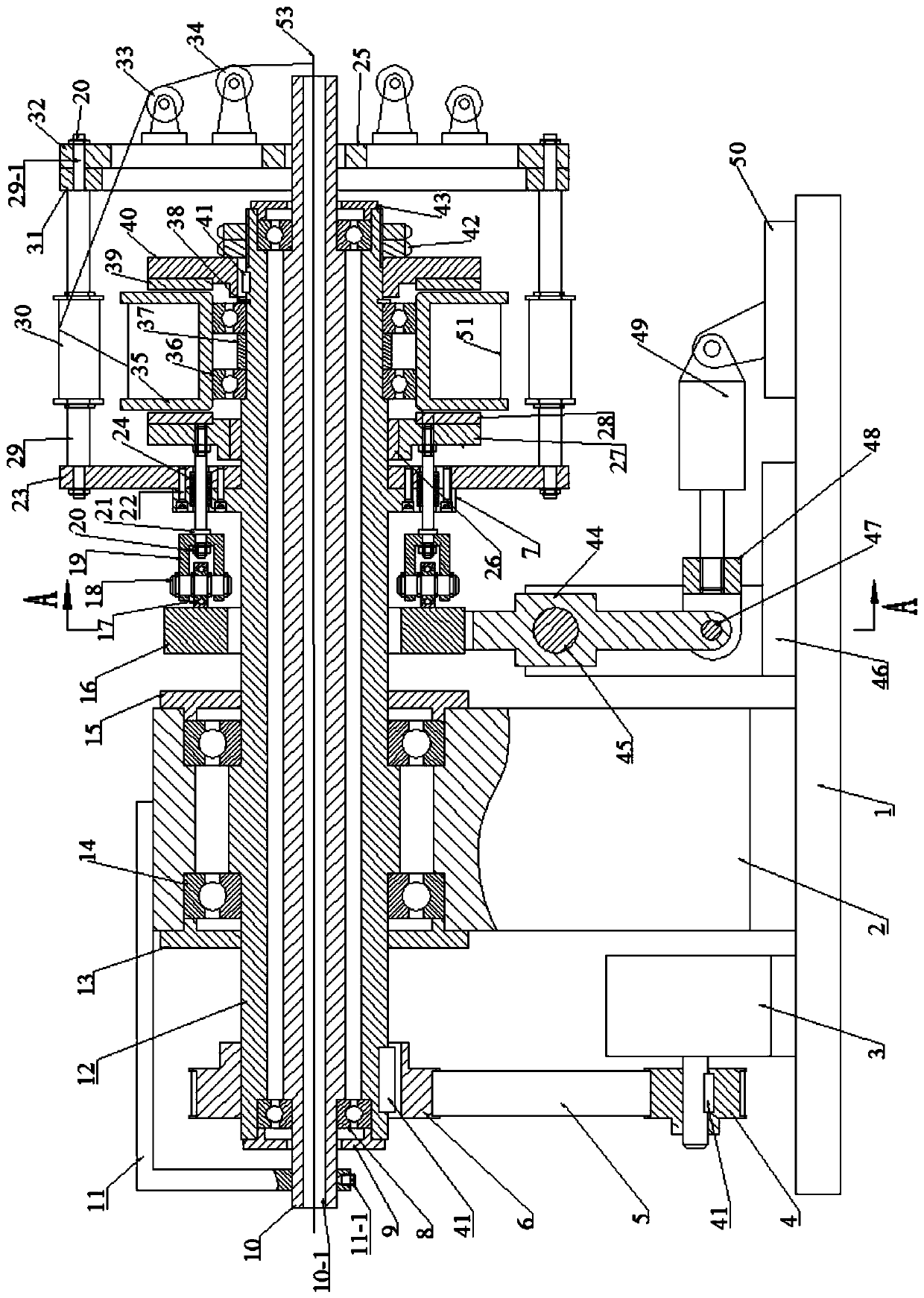 Constant-tension taping machine