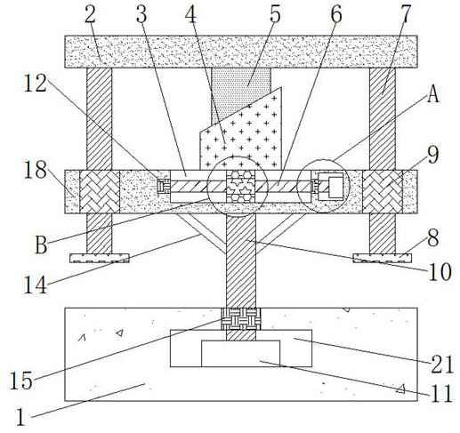 Lifting and rotating device for automobile manufacturing