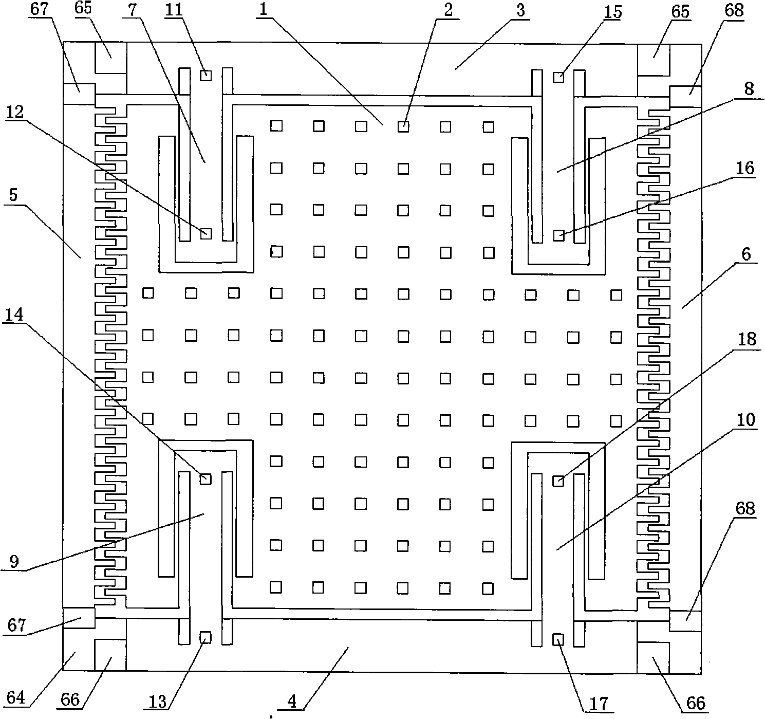 Testing apparatus of multi-layer nano-film tunneling micro-gyroscope