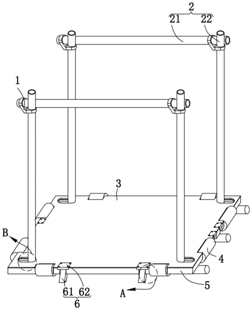 An elevator hoist operating platform