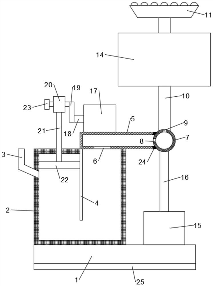 Warning device for electric power construction