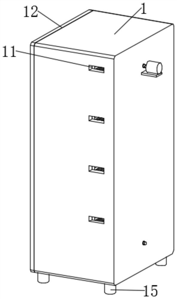 High-low voltage distribution switch control cabinet for transformer substation