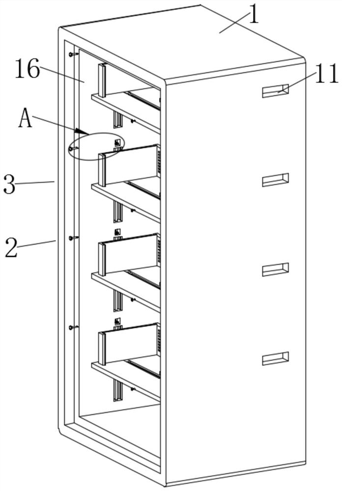 High-low voltage distribution switch control cabinet for transformer substation