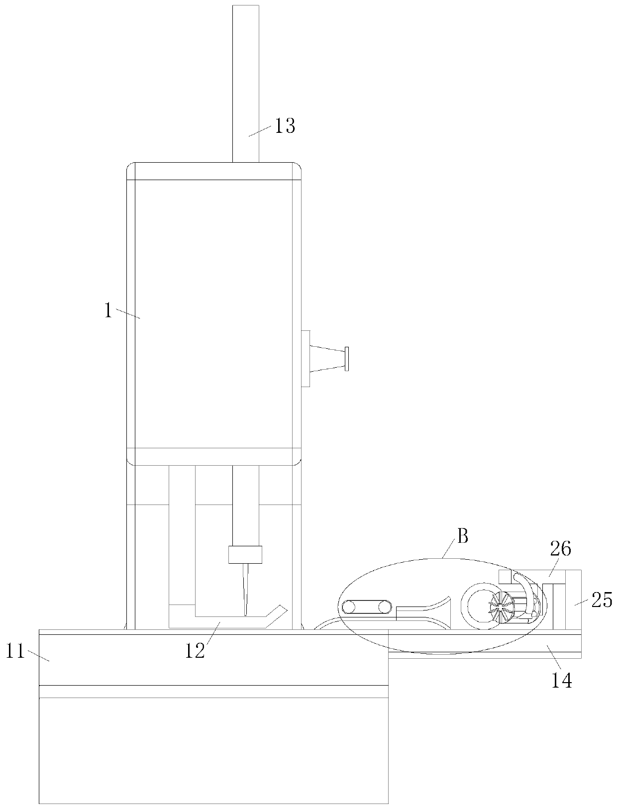 Woven bag covering machine