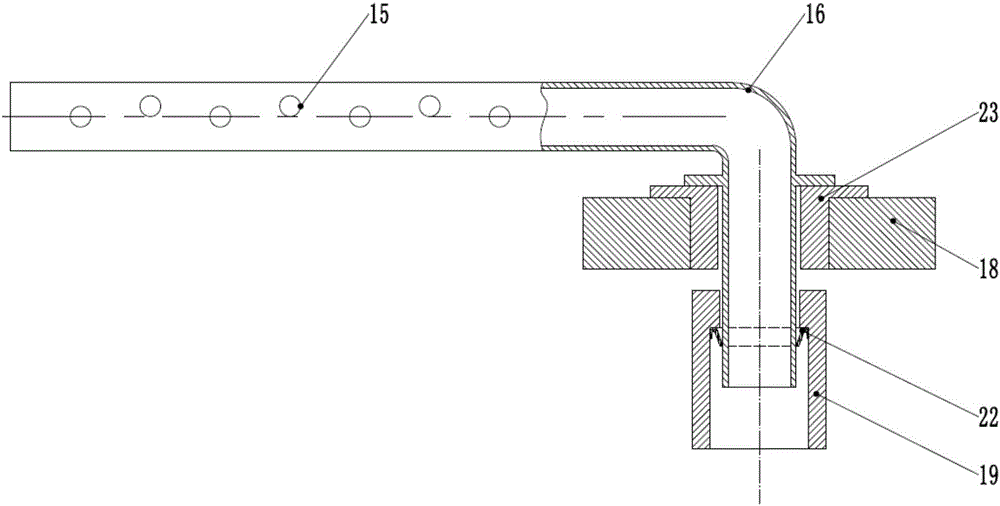 Knapsack hybrid rice seed production pollinating machine and pollinating method thereof