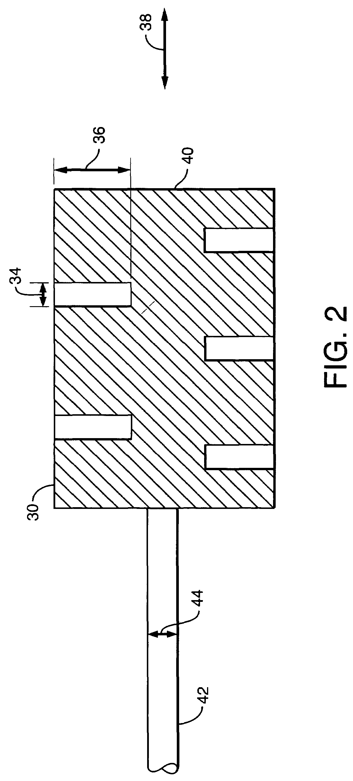 Slotted electrode for high intensity discharge lamp